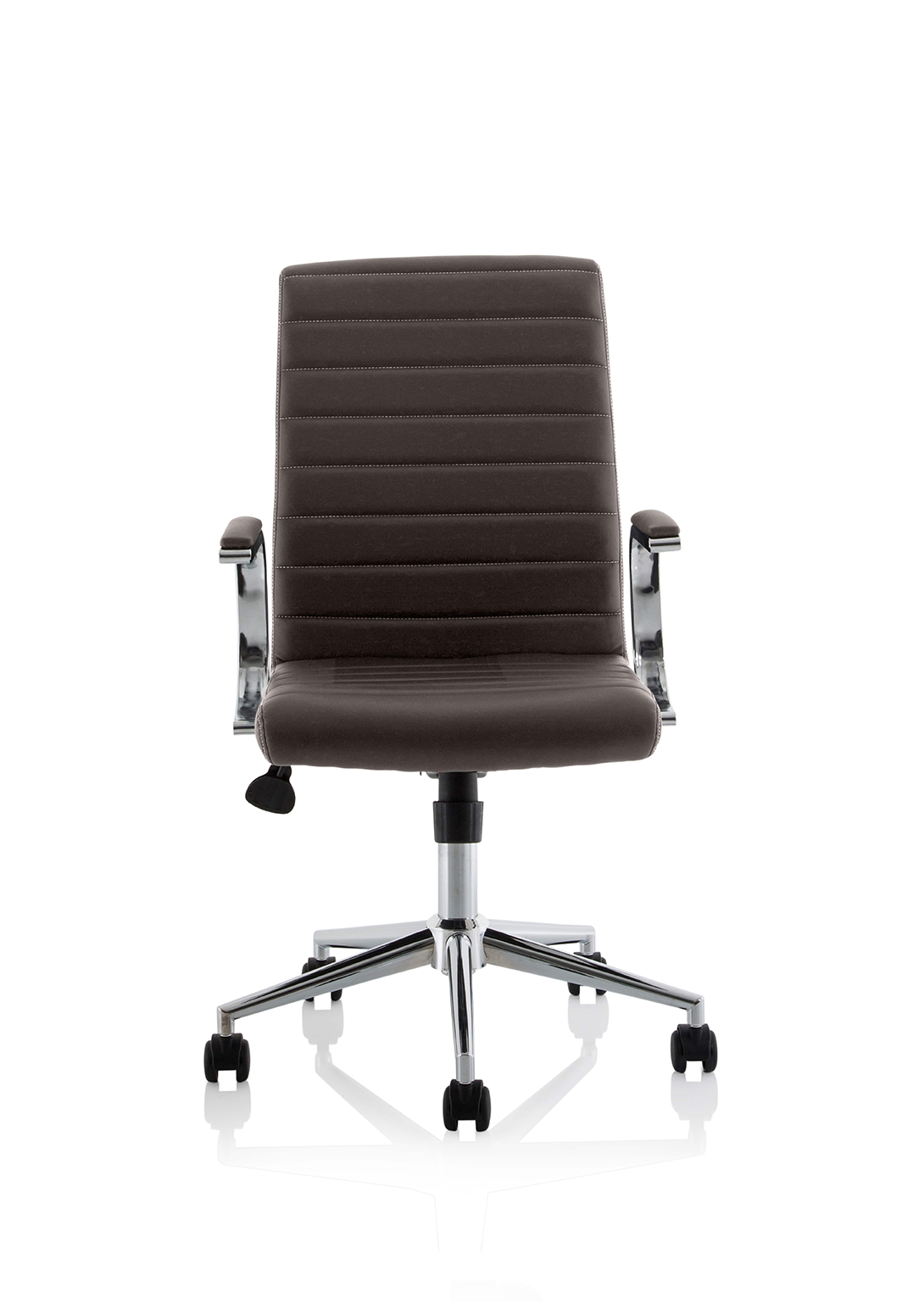 Ezra executive sales white leather chair