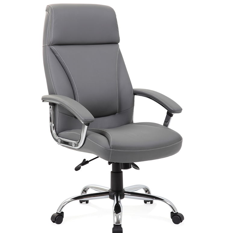 Penza High Back Executive Leather Office Chair with Arms
