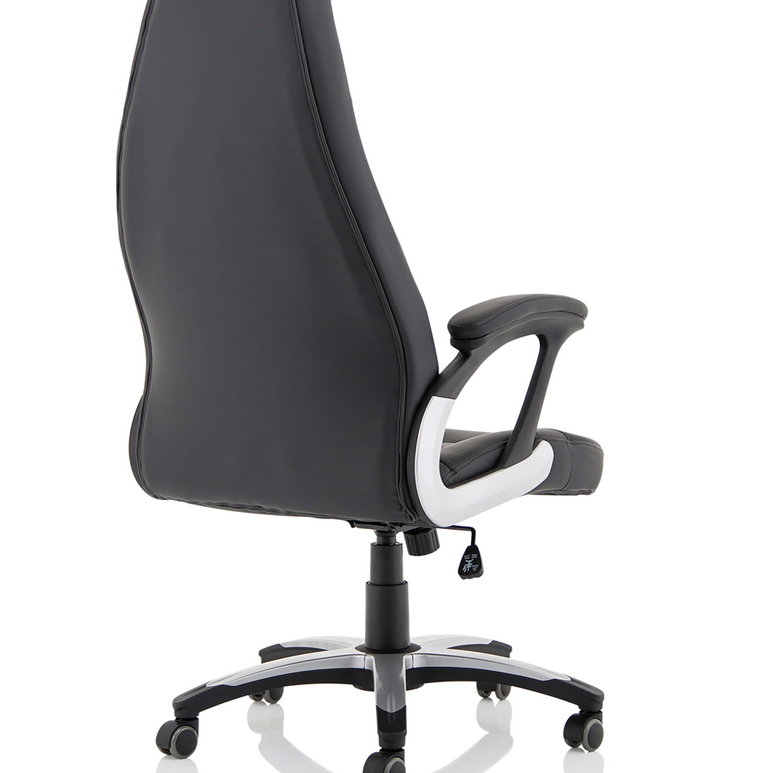Metropolis High Back Black Leather Executive Office Chair