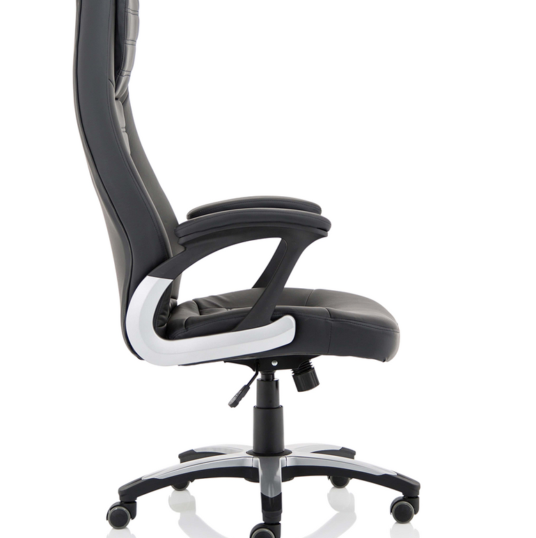 Metropolis High Back Black Leather Executive Office Chair
