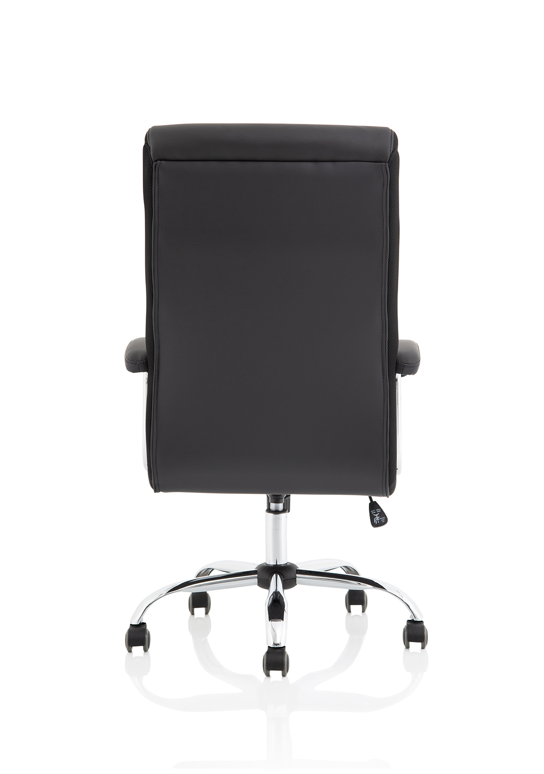 Dallas High Back Black Leather Executive Office Chair with Arms