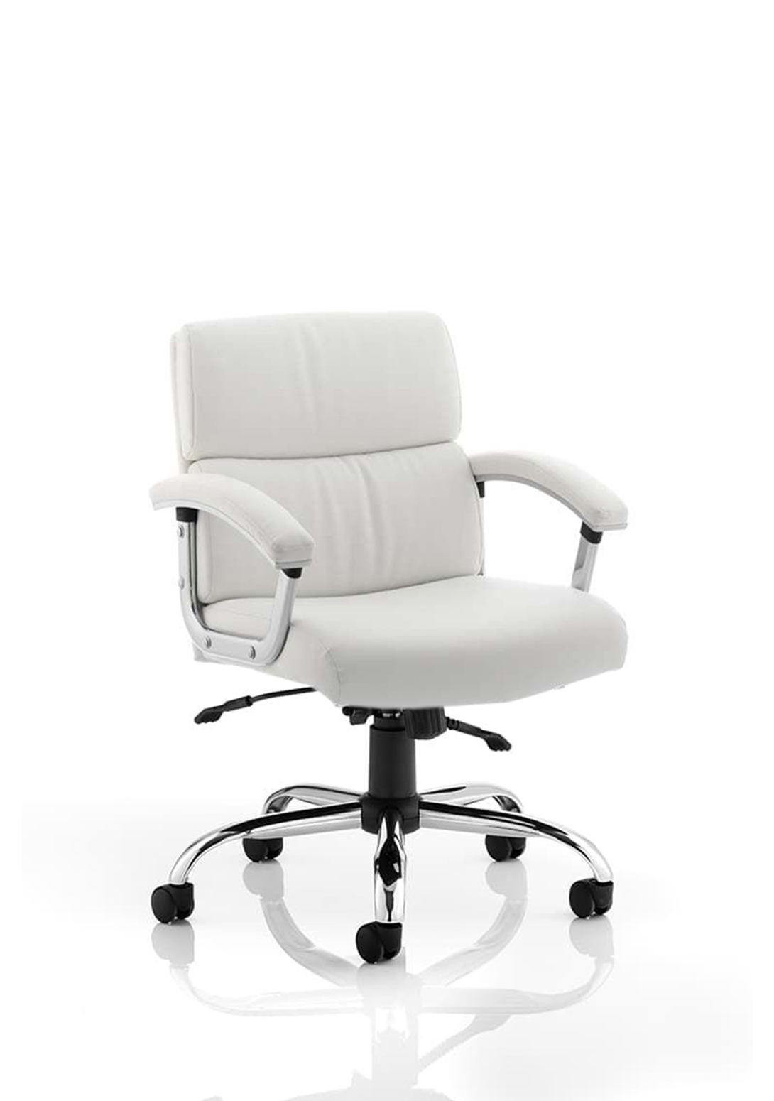 Desire Medium Back Leather Executive Office Chair with Arms
