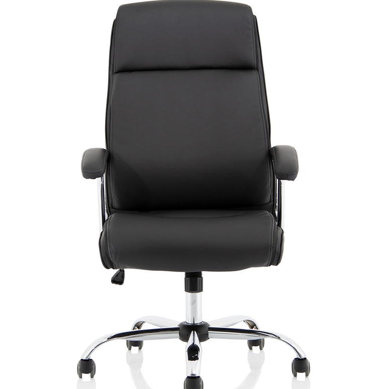 Hatley High Back Black Leather Executive Office Chair with Arms