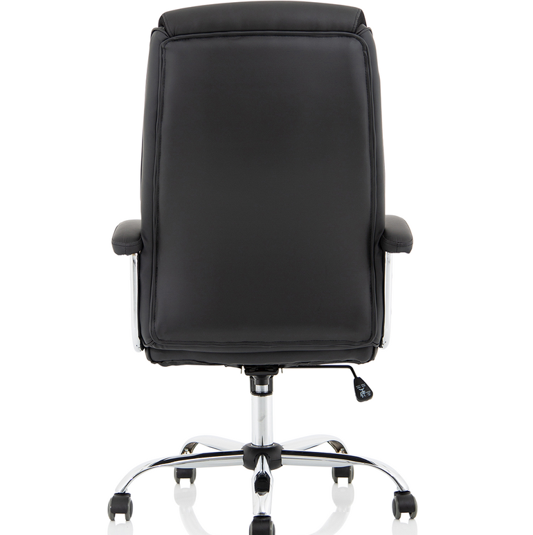 Hatley High Back Black Leather Executive Office Chair with Arms
