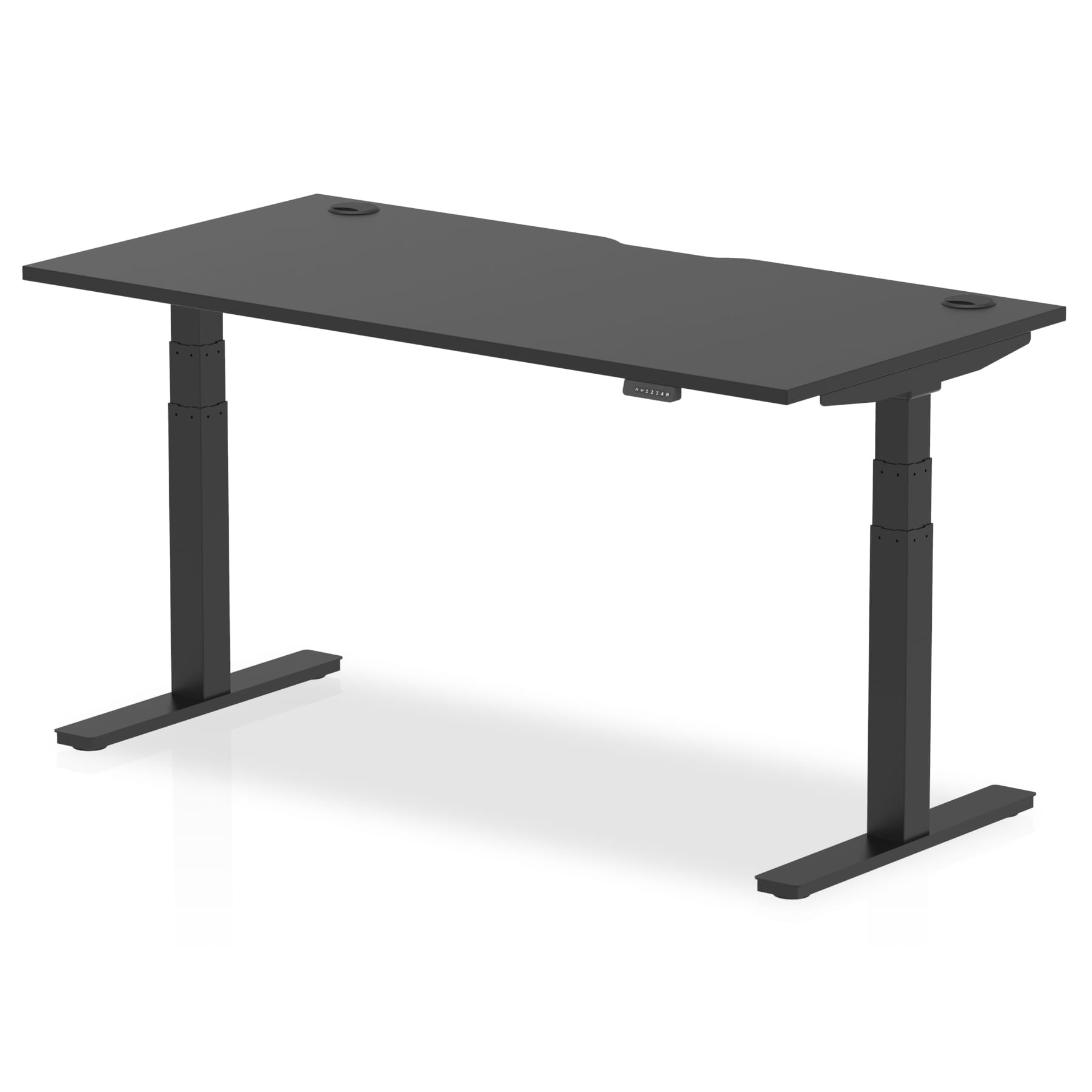 Air Black Series Height Adjustable Desk