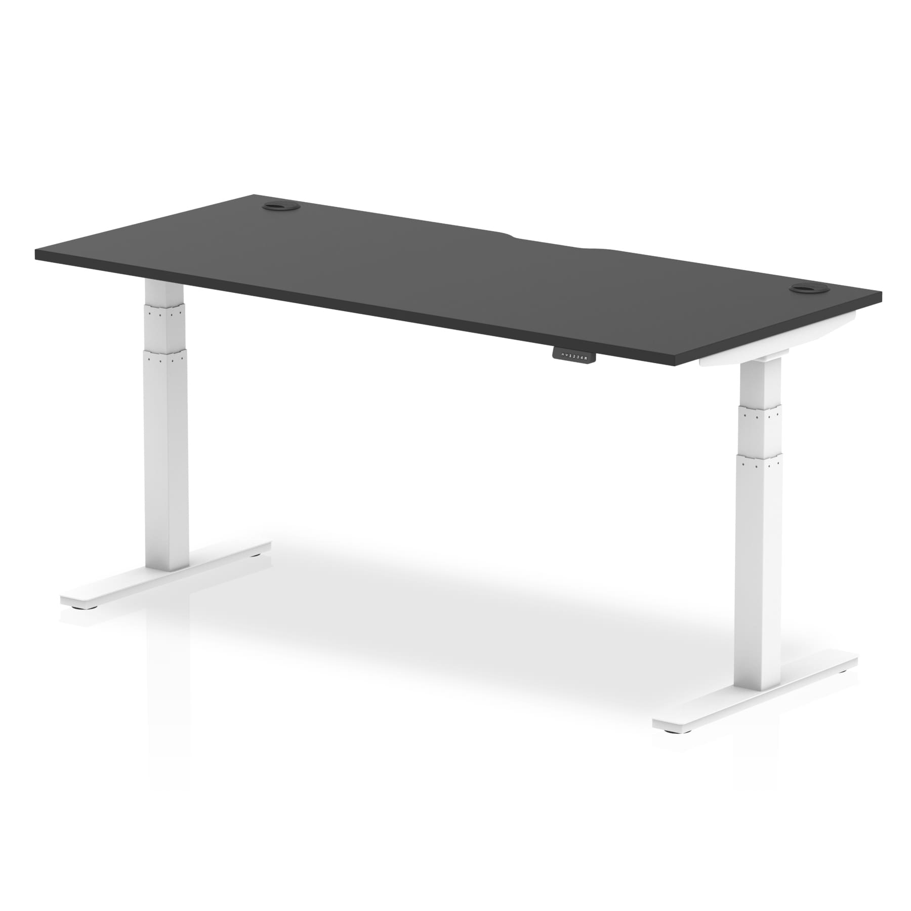 Air Height Adjustable Black Series Desk with Cable Ports