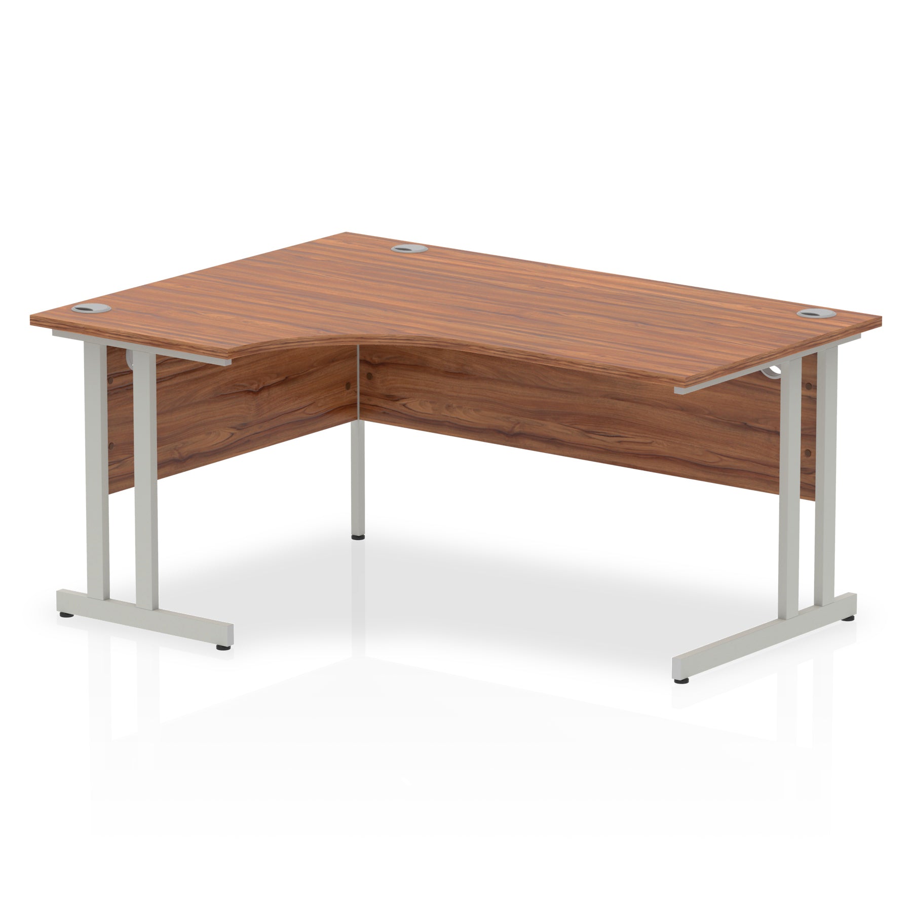 Impulse 1600mm Left Crescent Desk Cantilever Leg