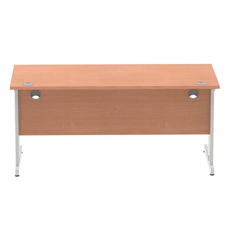 Impulse 1600mm Straight Desk Cable Managed Leg