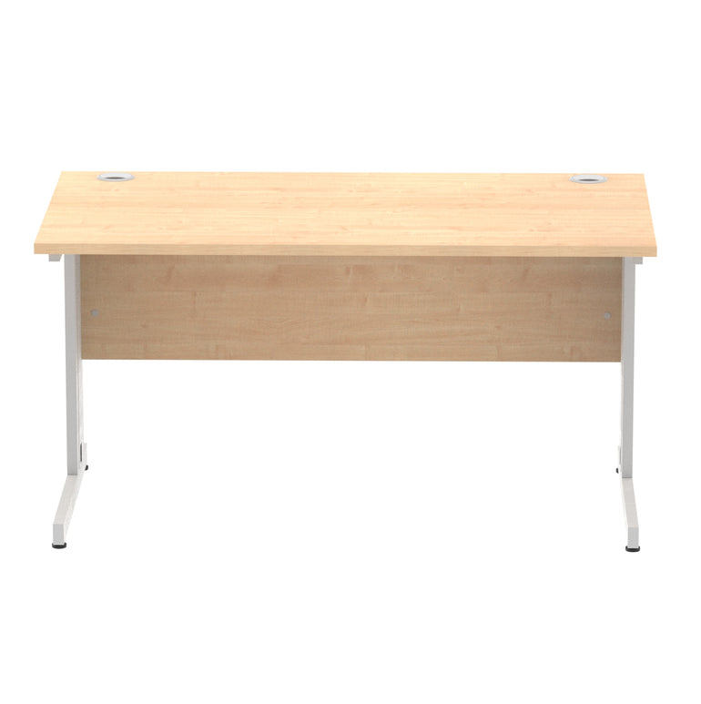 Impulse 1400mm Straight Desk Cable Managed Leg