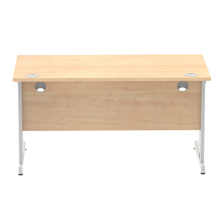 Impulse 1400mm Straight Desk Cable Managed Leg