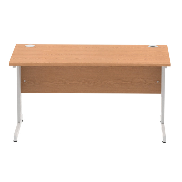 Impulse 1400mm Straight Desk Cable Managed Leg