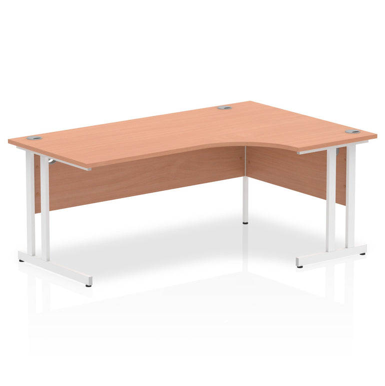 Impulse 1800mm Right Crescent Desk Cantilever Leg