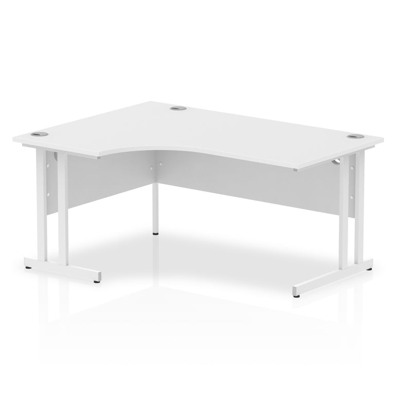 Impulse 1600mm Left Crescent Desk Cantilever Leg