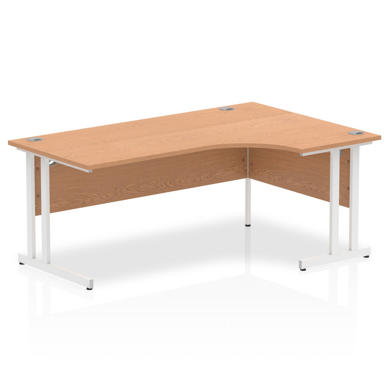 Impulse 1800mm Right Crescent Desk Cantilever Leg