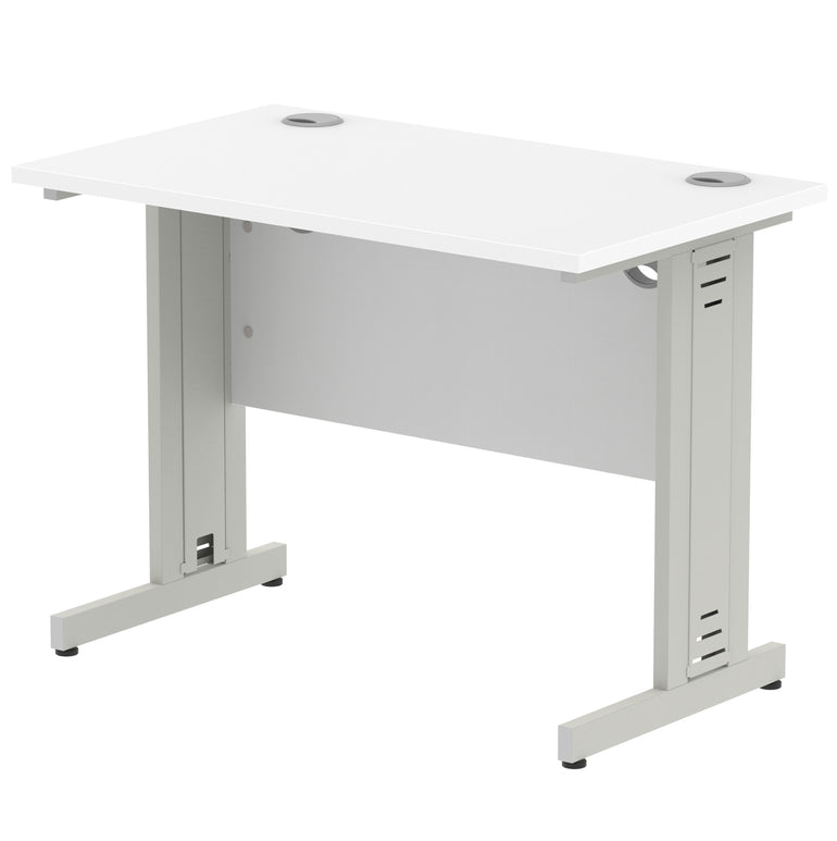 Impulse 1000mm Straight Desk Cable Managed Leg