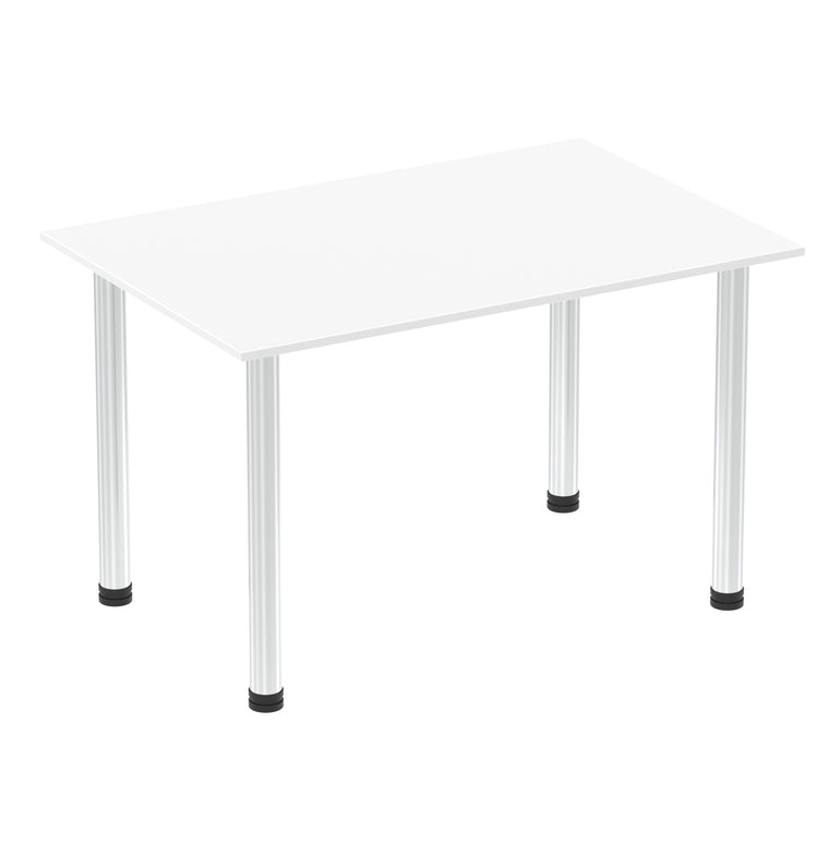 Impulse 1200mm Straight Table With Post Leg