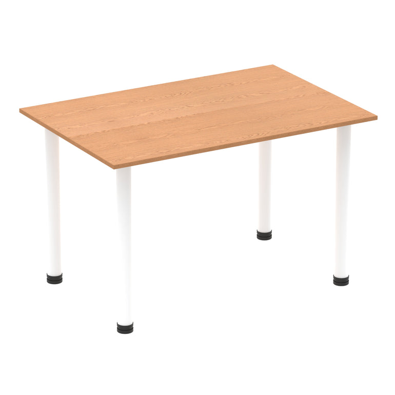 Impulse 1200mm Straight Table With Post Leg