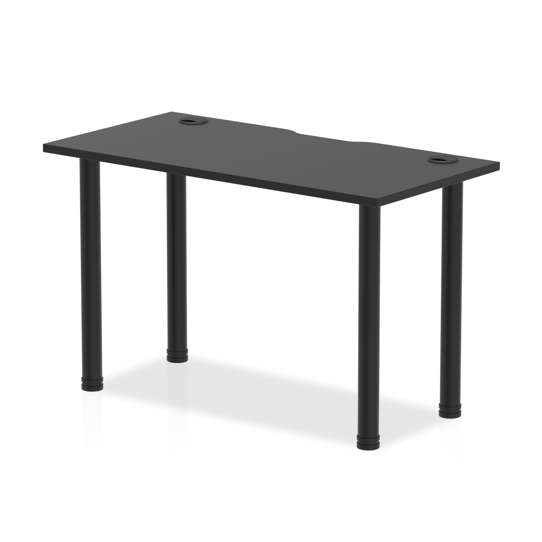 Impulse Black Series Slimline Straight Table
