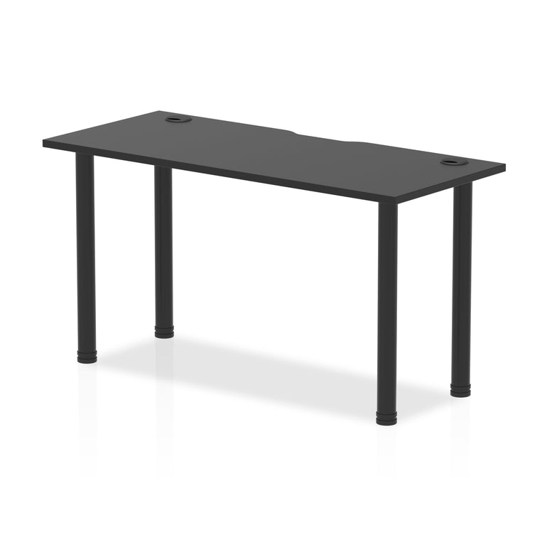 Impulse Black Series Slimline Straight Table