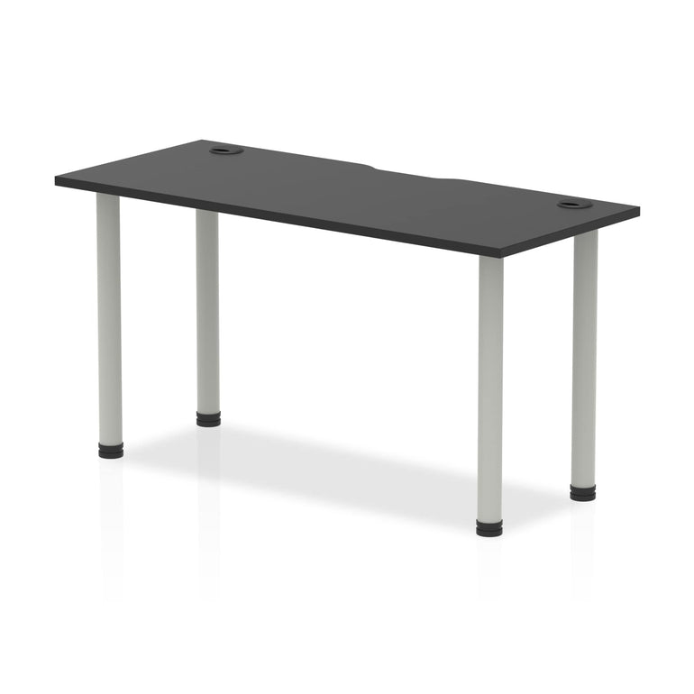 Impulse Black Series Slimline Straight Table