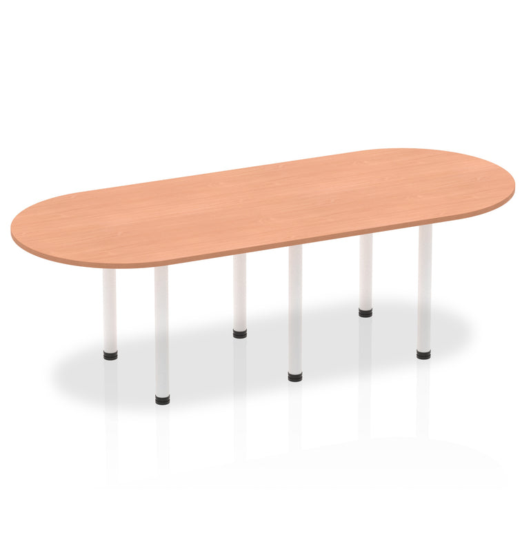 Impulse Boardroom Table With Post Leg