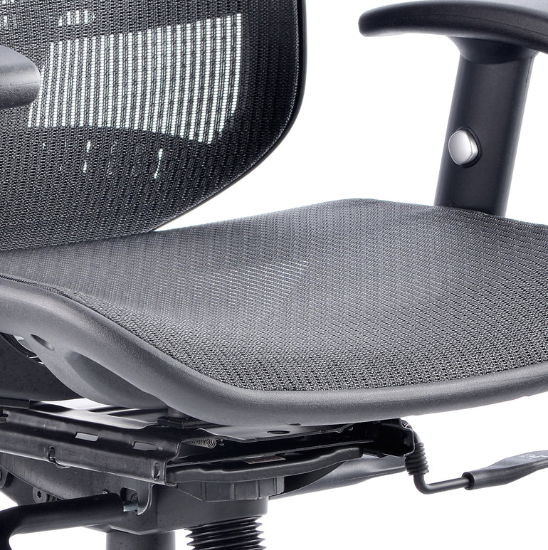 Mirage II Mesh Back Task Operator Office Chair with Height Adjustable Arms