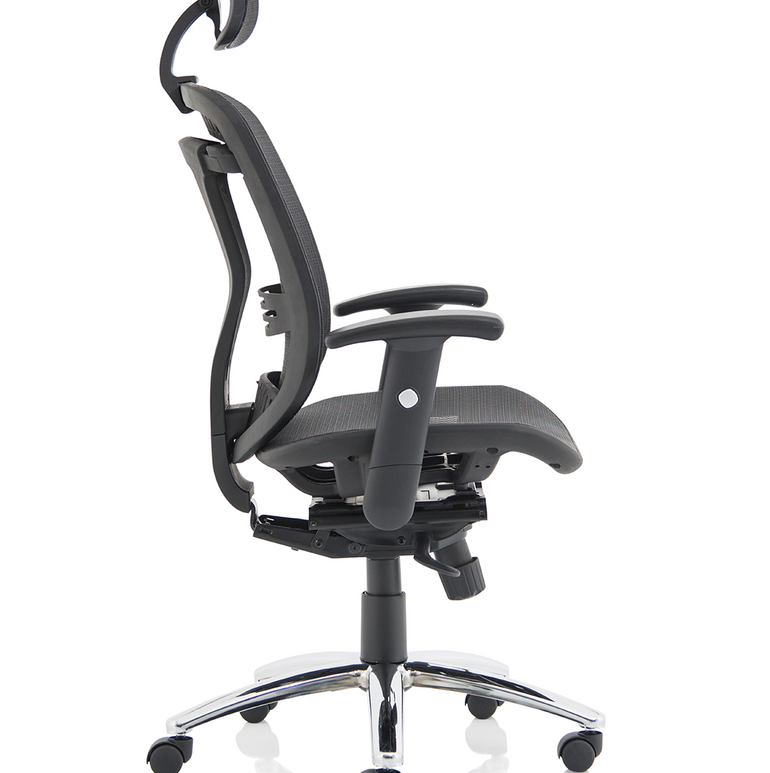 Mirage II Mesh Back Task Operator Office Chair with Height Adjustable Arms
