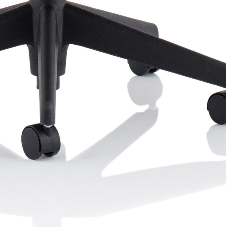 Denver High Mesh Back Black Task Operator Office Chair with Arms