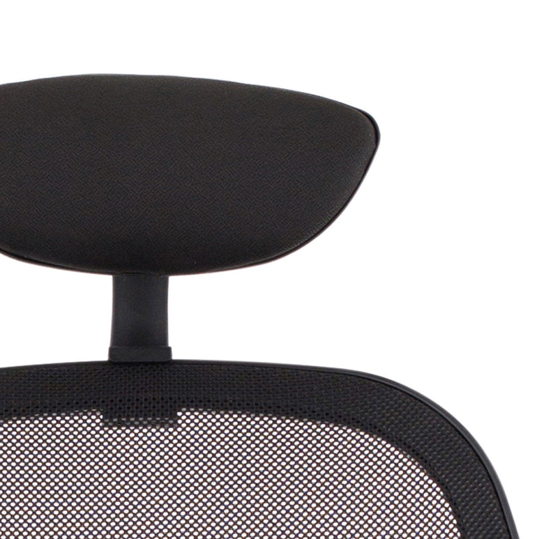 Denver High Mesh Back Black Task Operator Office Chair with Arms