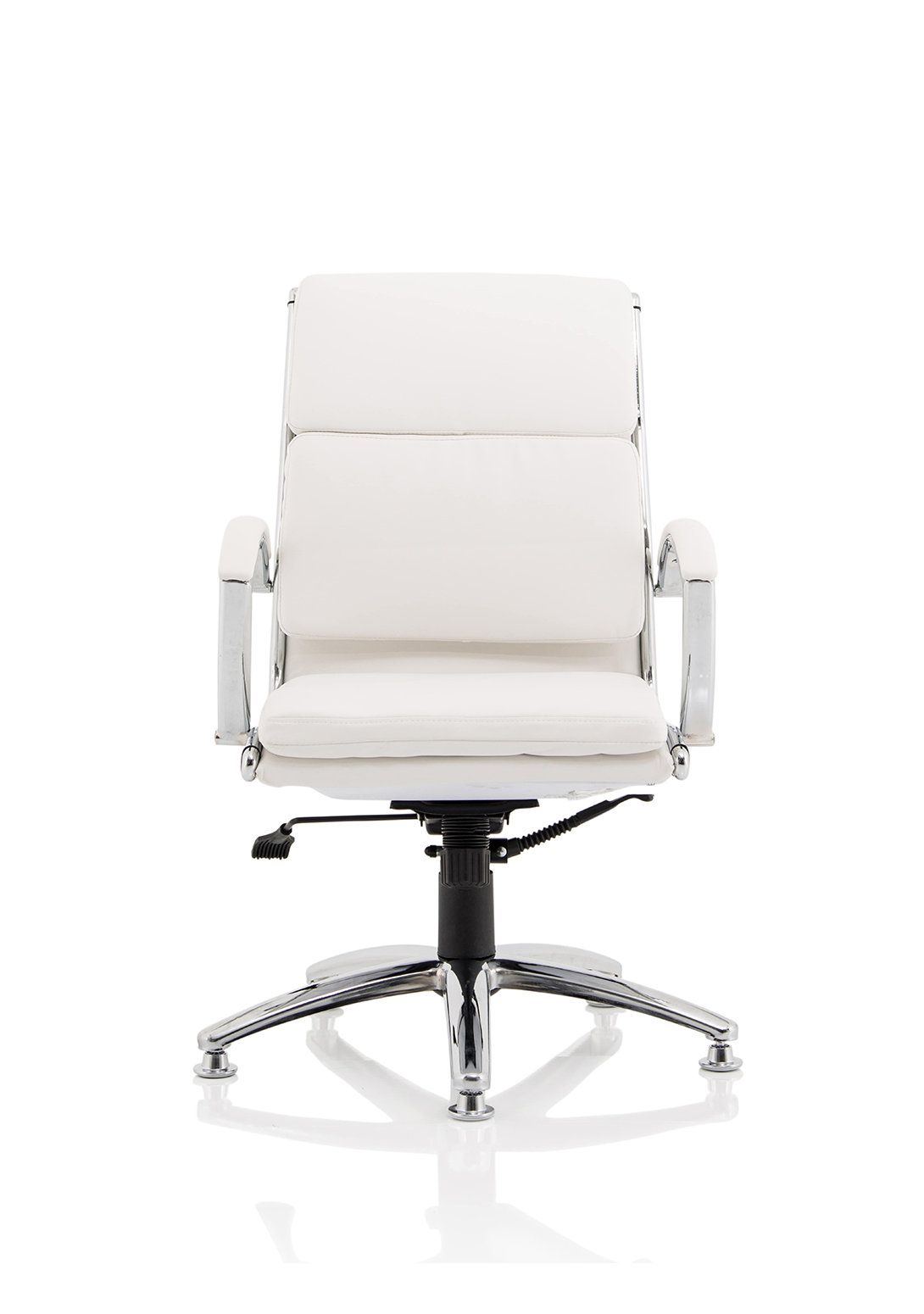 White chair with armrest deals
