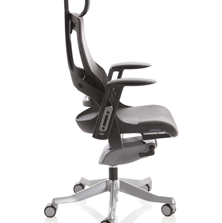 Zure High Back Black Shell Executive Office Chair with Arms