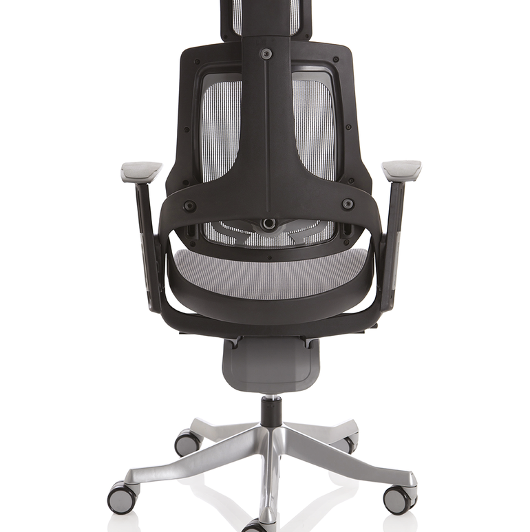 Zure High Back Black Shell Executive Office Chair with Arms