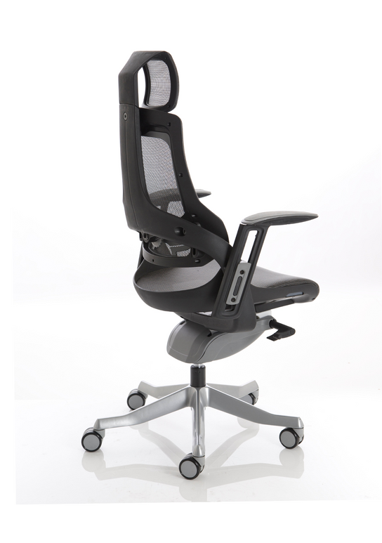 Zure High Back Black Shell Executive Office Chair with Arms
