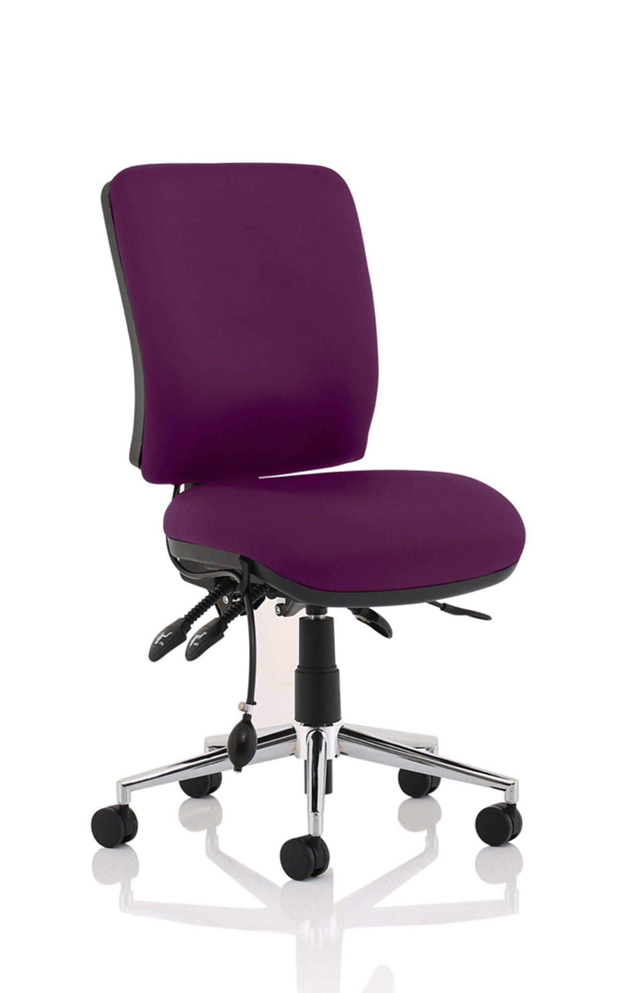 Dark purple office discount chair