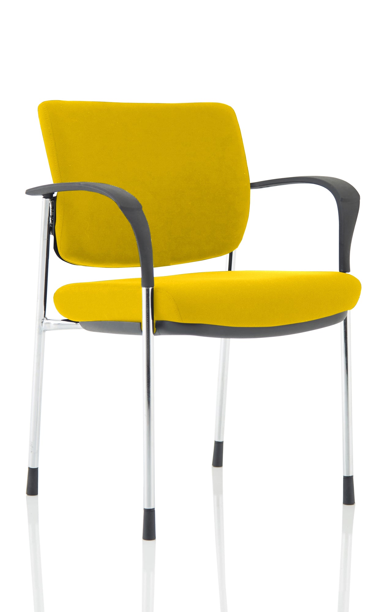 Brunswick Deluxe Medium Back Stacking Visitor Office Chair with Arms Bespoke