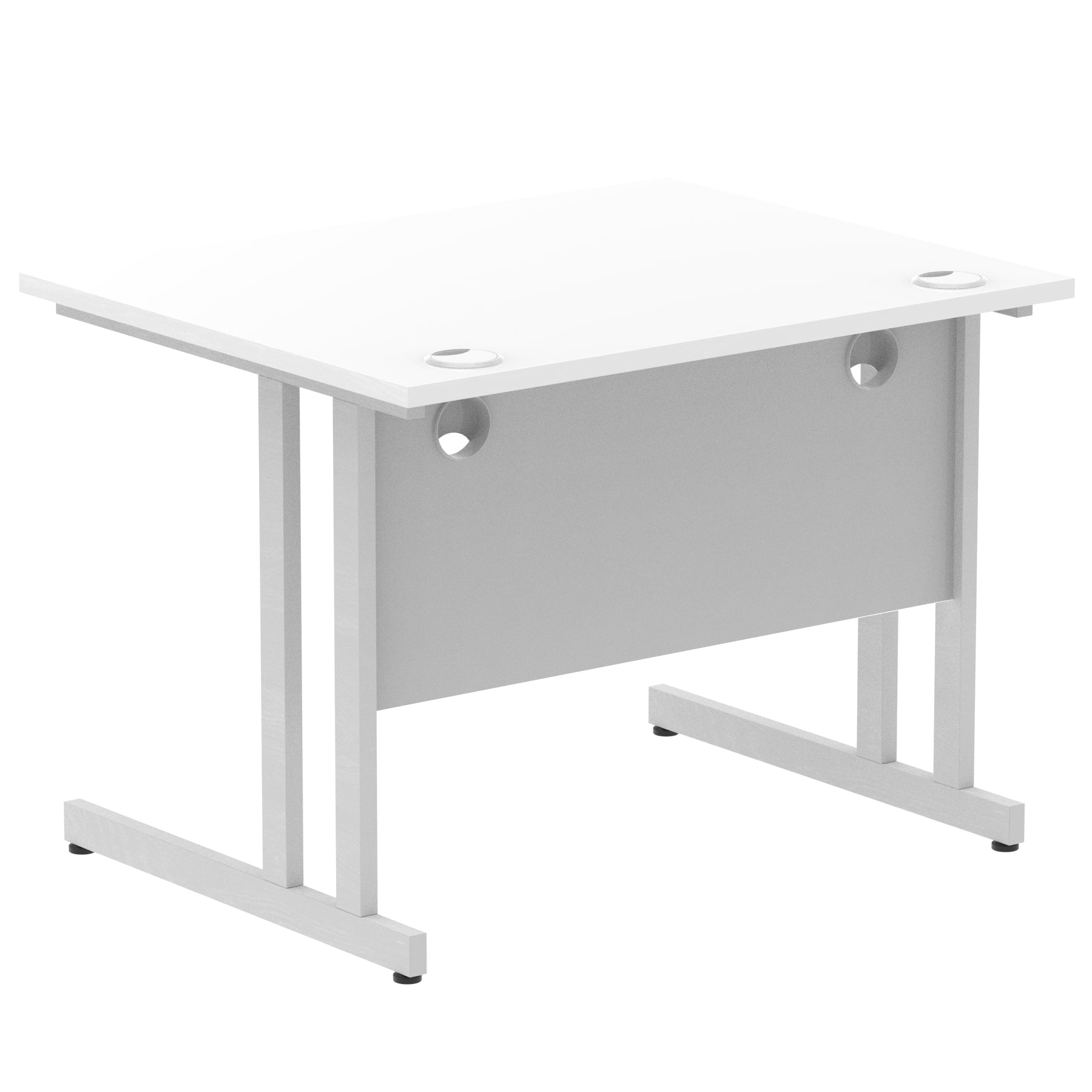 Impulse 1000mm Straight Desk Cantilever Leg