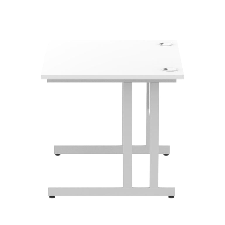 Impulse 1000mm Straight Desk Cantilever Leg