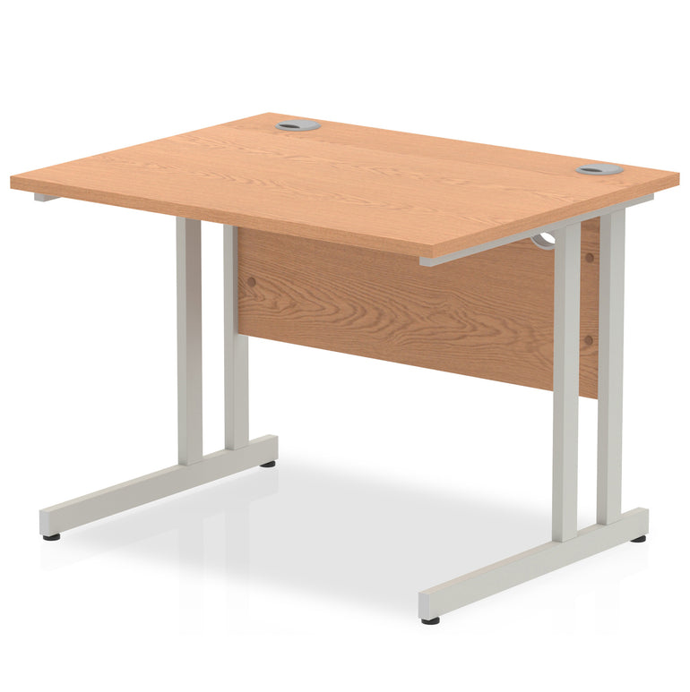 Impulse 1000mm Straight Desk Cantilever Leg