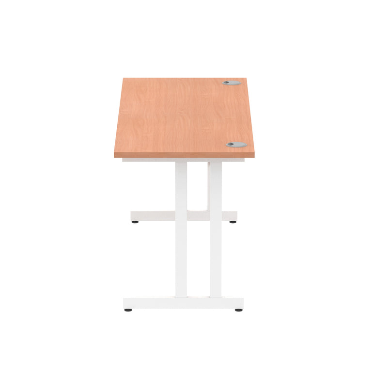 Impulse 1600mm Slimline Desk Cantilever Leg