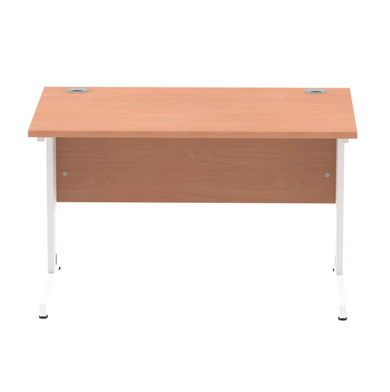 Impulse 1200mm Straight Desk Cable Managed Leg