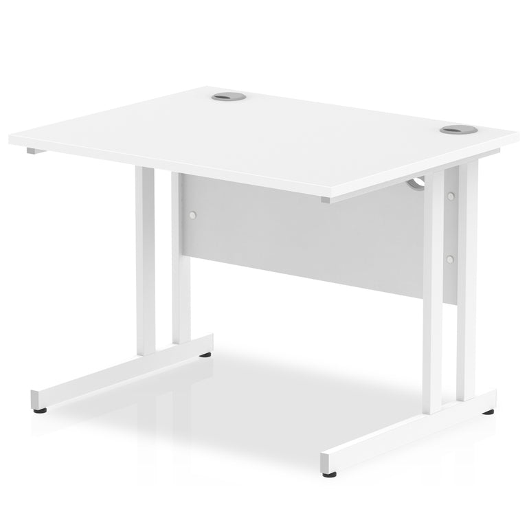 Impulse 1000mm Straight Desk Cantilever Leg