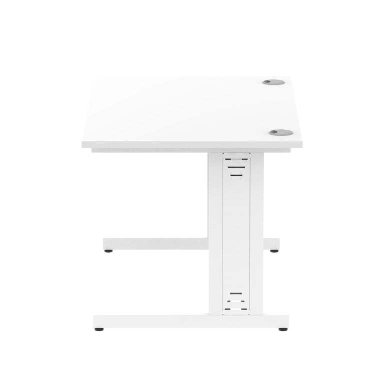 Impulse 1200mm Straight Desk Cable Managed Leg
