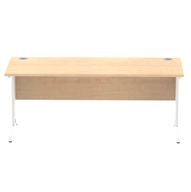 Impulse 1800mm Straight Desk Cable Managed Leg