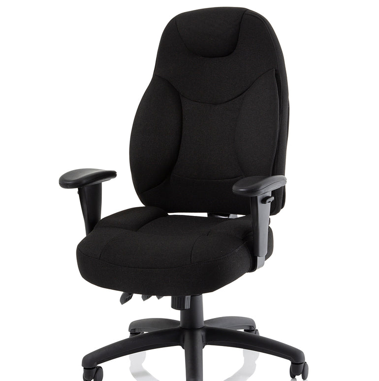 Galaxy Medium Back Task Operator Office Chair with Adjustable Arms