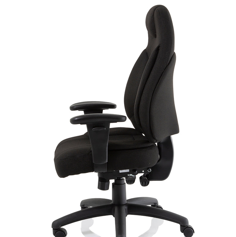 Galaxy Medium Back Task Operator Office Chair with Adjustable Arms