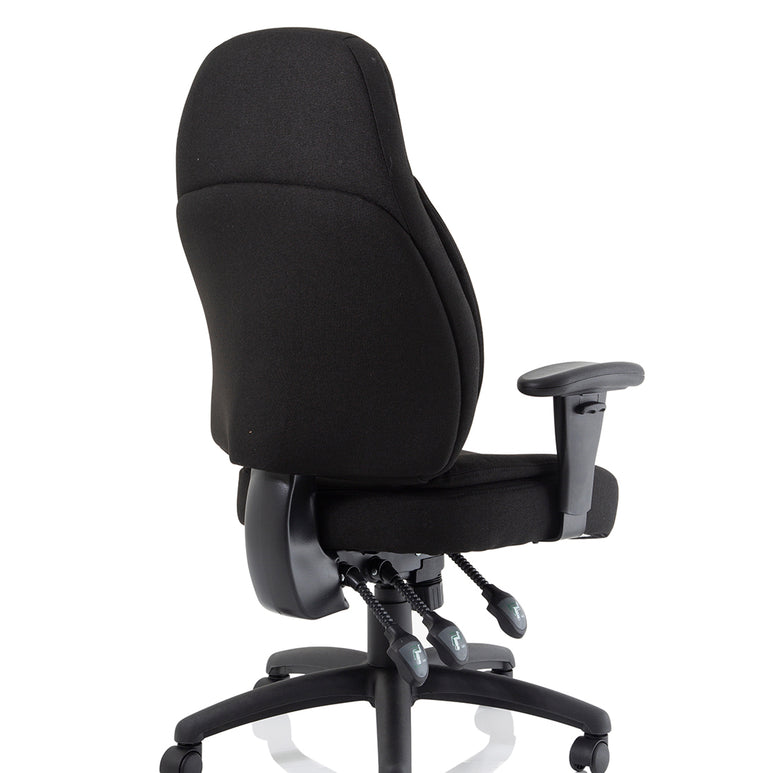 Galaxy Medium Back Task Operator Office Chair with Adjustable Arms