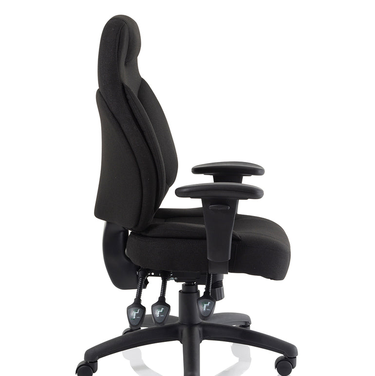 Galaxy Medium Back Task Operator Office Chair with Adjustable Arms