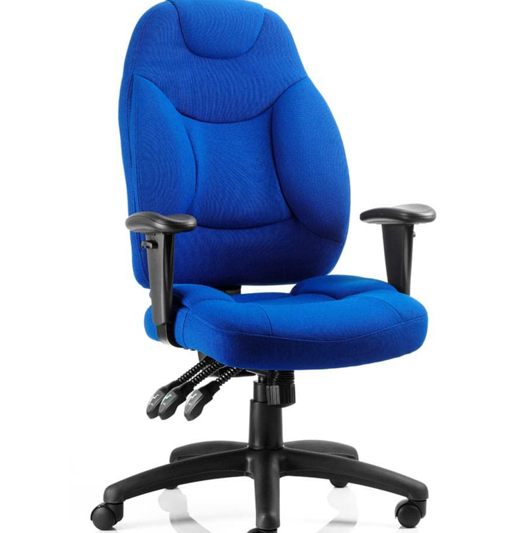 Galaxy Medium Back Task Operator Office Chair with Adjustable Arms