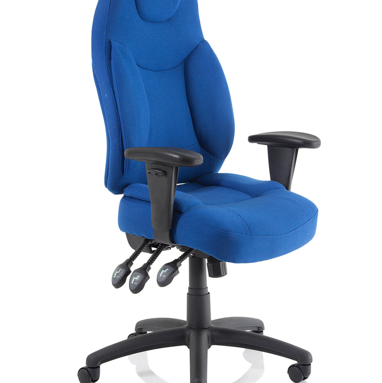 Galaxy Medium Back Task Operator Office Chair with Adjustable Arms