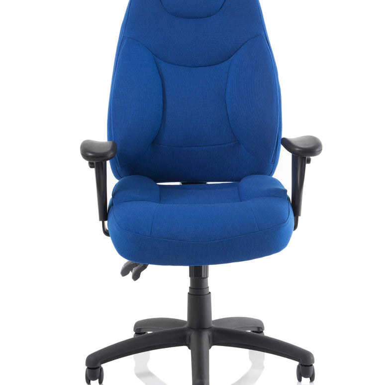 Galaxy Medium Back Task Operator Office Chair with Adjustable Arms